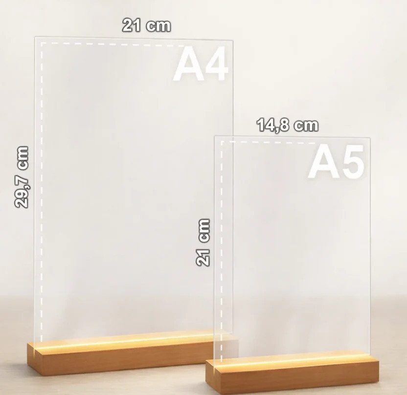 Rozmiary ramek na szkle